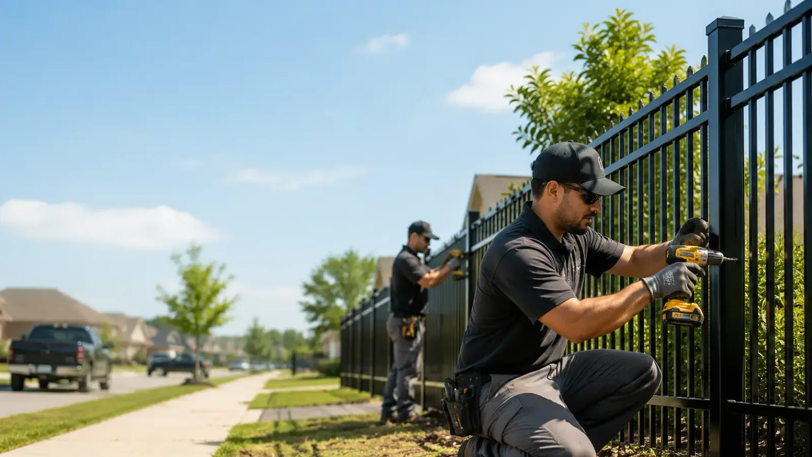 Metal Fence Installation in Greenville, IL